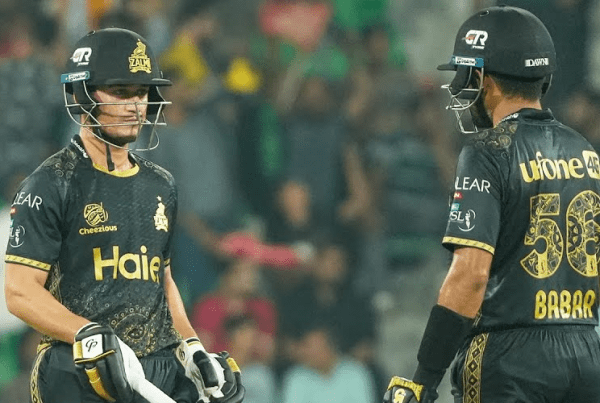 PSL 10: Babar Azam & Maaz Sadaqat Power Peshawar Zalmi to Emphatic Win